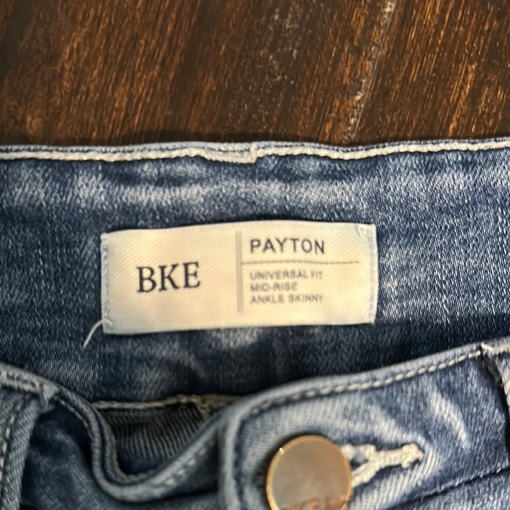 Distressed Blue Women's Jeans - Picture 2 of 3